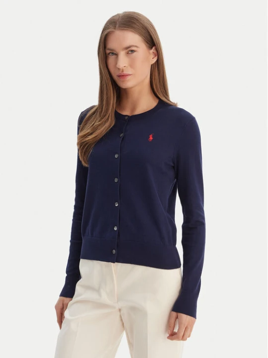 Zdjęcie produktu Polo Ralph Lauren Kardigan 211971871004 Granatowy Slim Fit