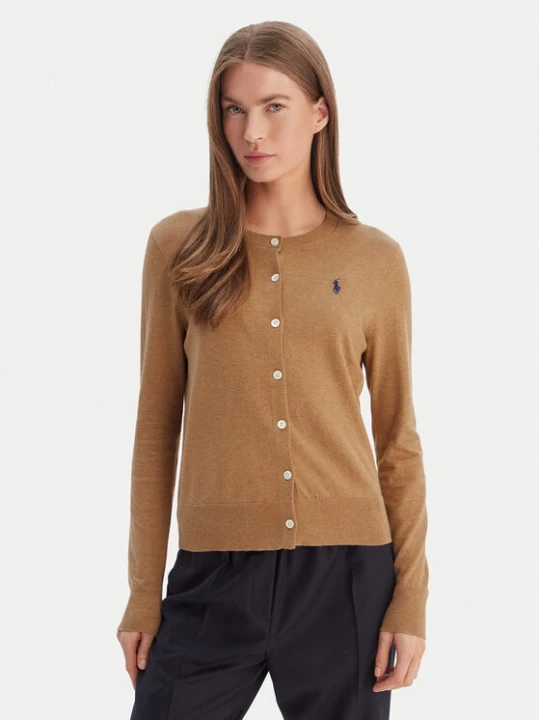 Zdjęcie produktu Polo Ralph Lauren Kardigan 211971871007 Beżowy Slim Fit