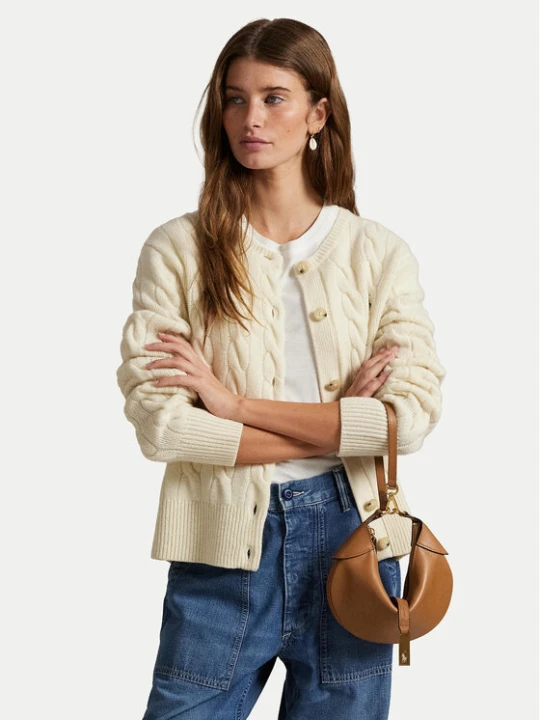 Zdjęcie produktu Polo Ralph Lauren Kardigan 211972104002 Biały Slim Fit