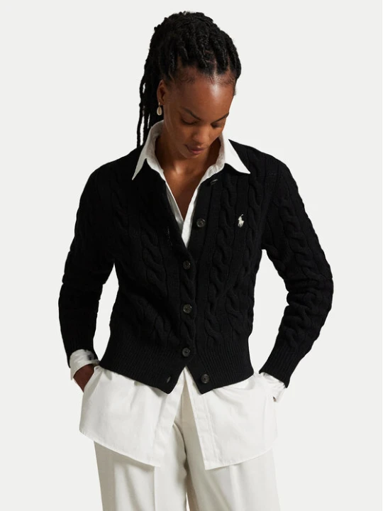 Zdjęcie produktu Polo Ralph Lauren Kardigan 211972104005 Czarny Slim Fit