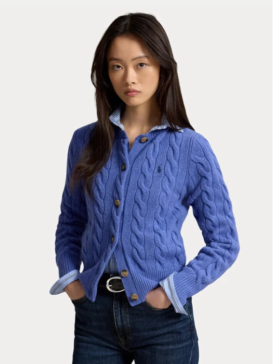 Zdjęcie produktu Polo Ralph Lauren Kardigan 211972104501 Niebieski Slim Fit
