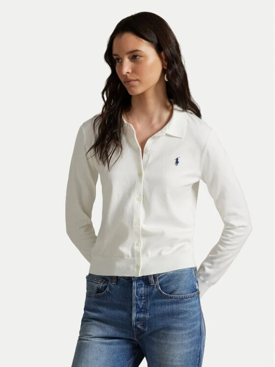 Zdjęcie produktu Polo Ralph Lauren Kardigan 211972110002 Biały Slim Fit