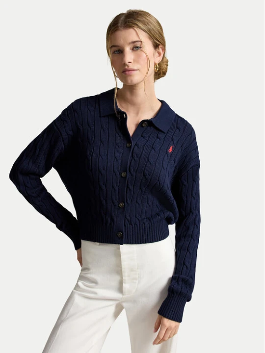 Zdjęcie produktu Polo Ralph Lauren Kardigan 211B30509002 Granatowy Straight Fit