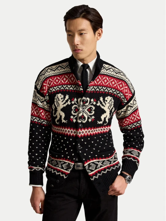 Zdjęcie produktu Polo Ralph Lauren Kardigan 710B28784001 Czarny Regular Fit