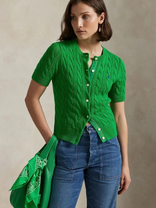 Zdjęcie produktu Polo Ralph Lauren kardigan bawełniany damski