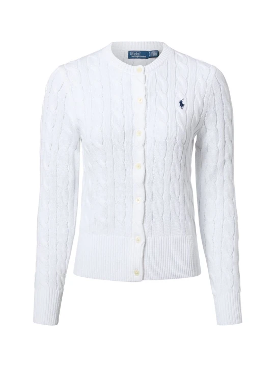 Zdjęcie produktu Polo Ralph Lauren Kardigan Kobiety Bawełna biały