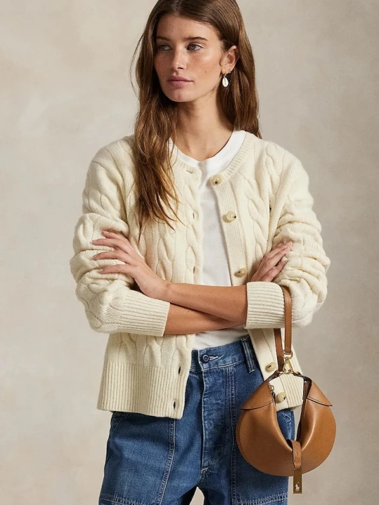 Zdjęcie produktu Polo Ralph Lauren kardigan damski wełniany biały