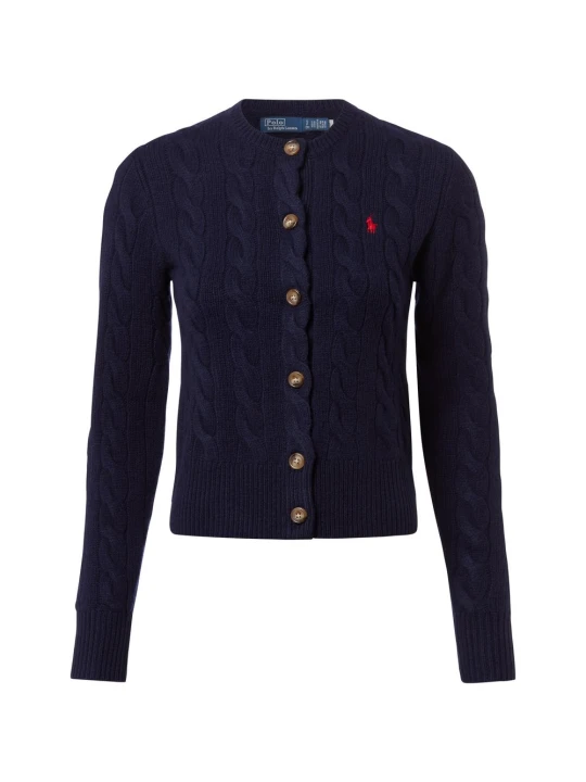 Zdjęcie produktu Polo Ralph Lauren Kardigan z zawartością kaszmiru Kobiety Kaszmir niebieski