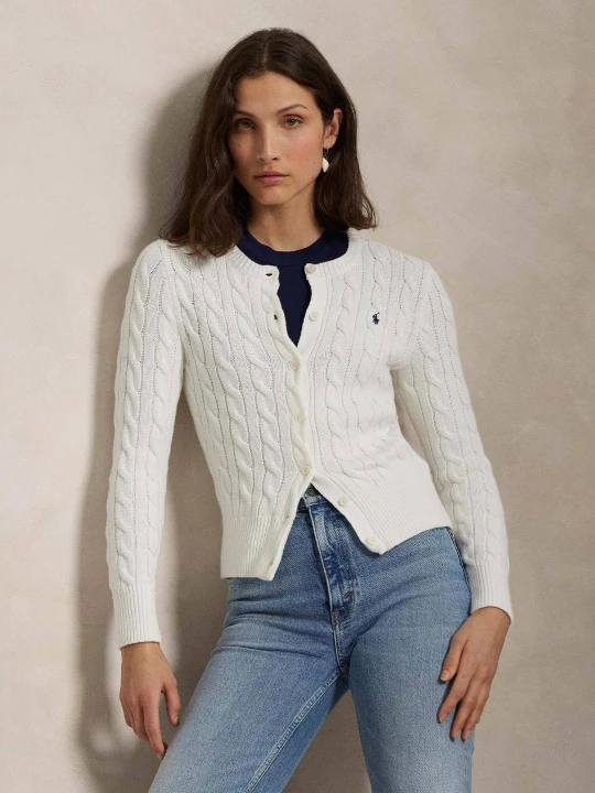 Zdjęcie produktu POLO RALPH LAUREN Kardigan | Regular Fit biały