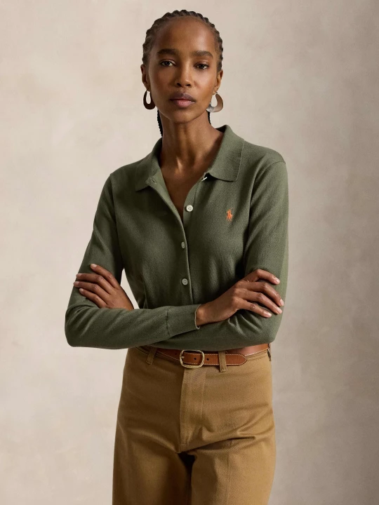Zdjęcie produktu POLO RALPH LAUREN Kardigan | Regular Fit oliwkowy