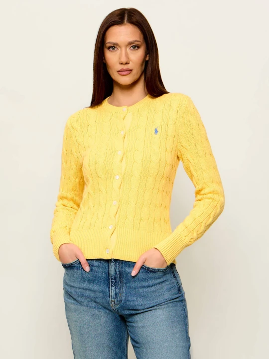 Zdjęcie produktu POLO RALPH LAUREN Kardigan | Slim Fit żółty