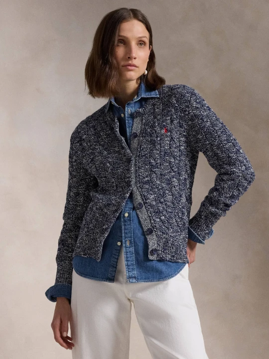 Zdjęcie produktu POLO RALPH LAUREN Kardigan | Slim Fit granatowy