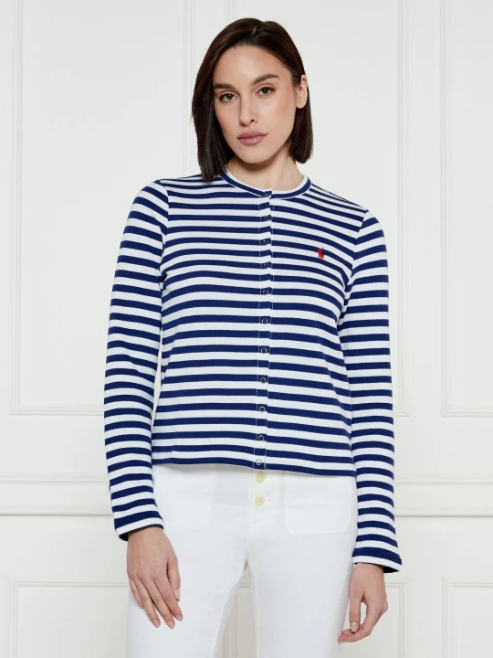 Zdjęcie produktu POLO RALPH LAUREN Kardigan TERRY | Regular Fit granatowy