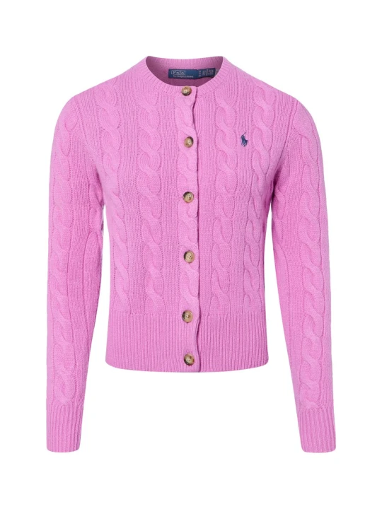 Zdjęcie produktu Polo Ralph Lauren Kardigan z zawartością kaszmiru Kobiety Kaszmir wyrazisty róż