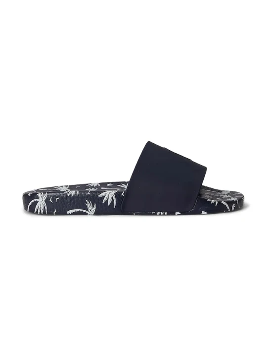 Zdjęcie produktu Polo Ralph Lauren klapki na płaskim obcasie męskie Polo Slide granatowy
