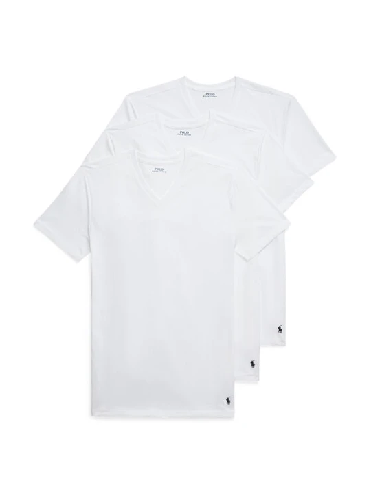 Zdjęcie produktu Polo Ralph Lauren Komplet t-shirtów 714936903001 Biały Slim Fit