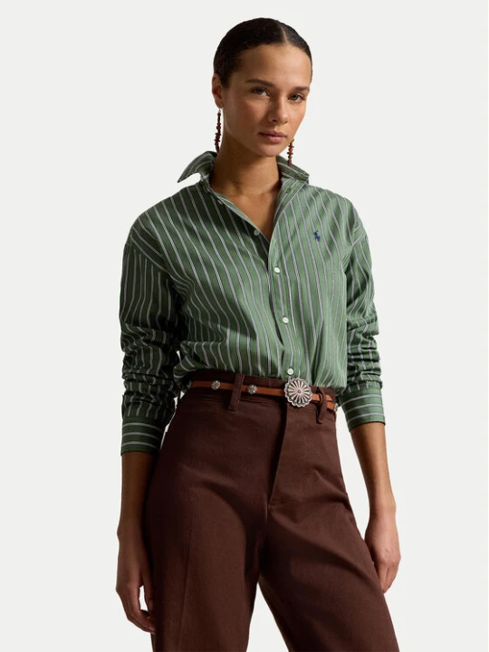 Zdjęcie produktu Polo Ralph Lauren Koszula 211910743513 Zielony Regular Fit