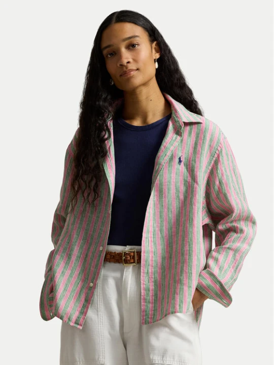 Zdjęcie produktu Polo Ralph Lauren Koszula 211935130501 Bordowy Relaxed Fit