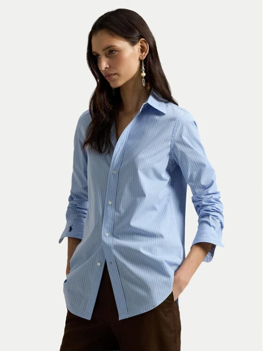 Zdjęcie produktu Polo Ralph Lauren Koszula 211941509500 Błękitny Slim Fit Niebieski jasny