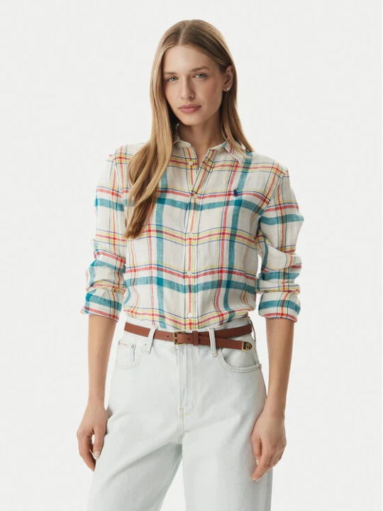 Zdjęcie produktu Polo Ralph Lauren Koszula 211970733501 Kremowy Classic Fit