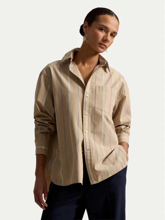 Zdjęcie produktu Polo Ralph Lauren Koszula 211B17125001 Beżowy Oversize