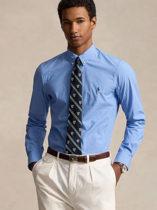 Zdjęcie produktu Polo Ralph Lauren koszula męska z bawełną niebieski