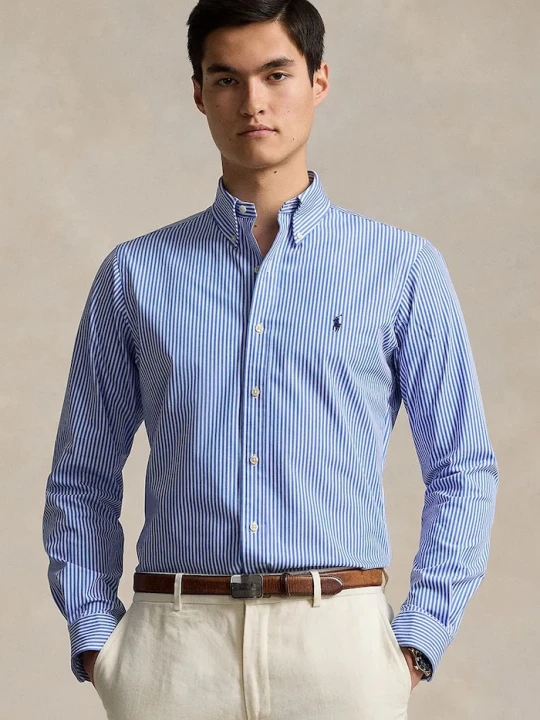 Zdjęcie produktu Polo Ralph Lauren koszula męska bawełniana niebieski