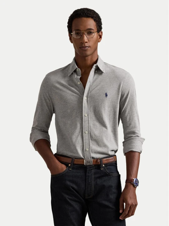 Zdjęcie produktu Polo Ralph Lauren Koszula 710654408 Szary Regular Fit