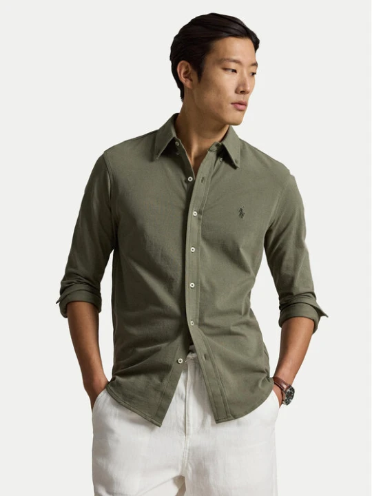 Zdjęcie produktu Polo Ralph Lauren Koszula 710654408504 Khaki Regular Fit