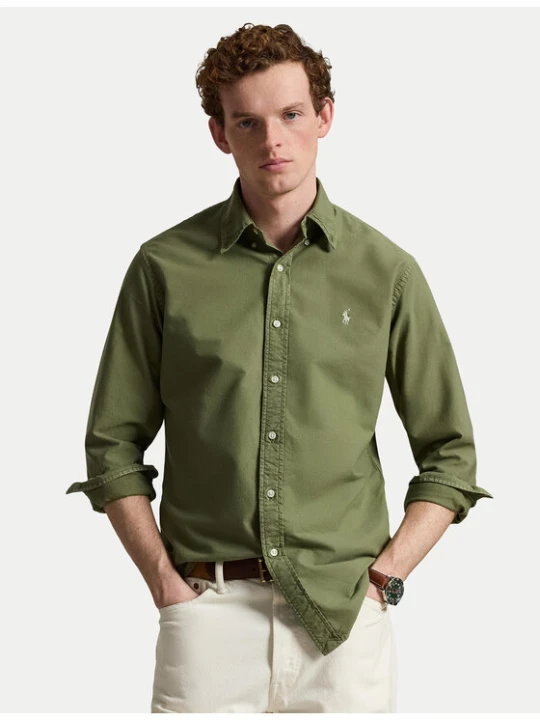 Zdjęcie produktu Polo Ralph Lauren Koszula 710805564510 Zielony Regular Fit