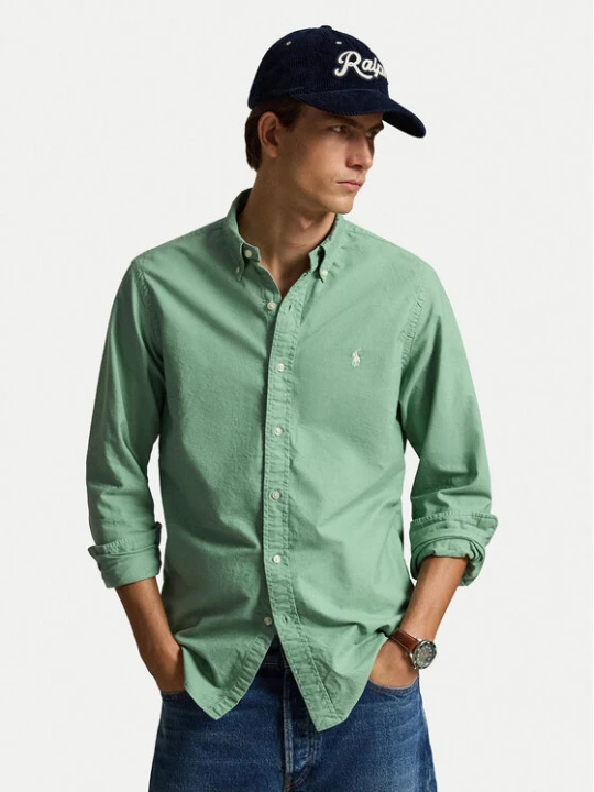 Zdjęcie produktu Polo Ralph Lauren Koszula 710805564514 Zielony Regular Fit