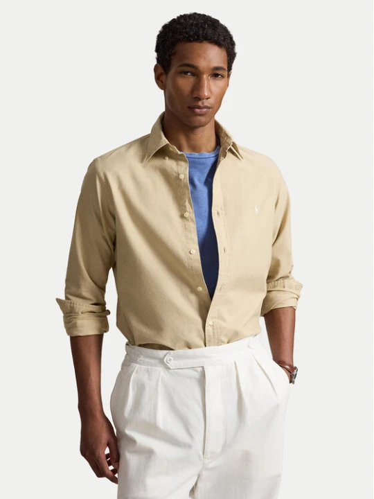 Zdjęcie produktu Polo Ralph Lauren Koszula 710805564515 Beżowy jasny Regular Fit