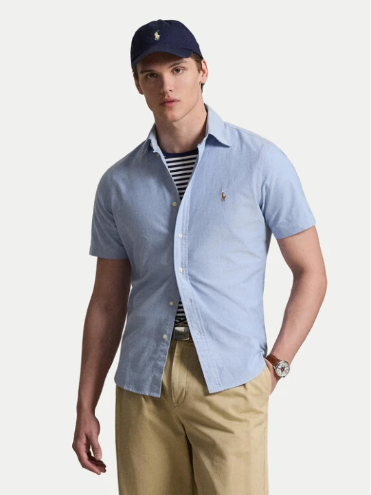 Zdjęcie produktu Polo Ralph Lauren Koszula 710850782001 Błękitny Custom Fit Niebieski jasny