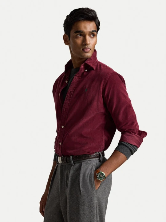 Zdjęcie produktu Polo Ralph Lauren Koszula 710853123505 Bordowy Custom Fit