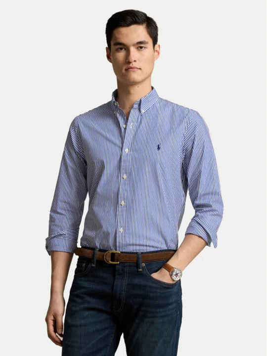 Zdjęcie produktu Polo Ralph Lauren Koszula 710928254008 Niebieski Slim Fit