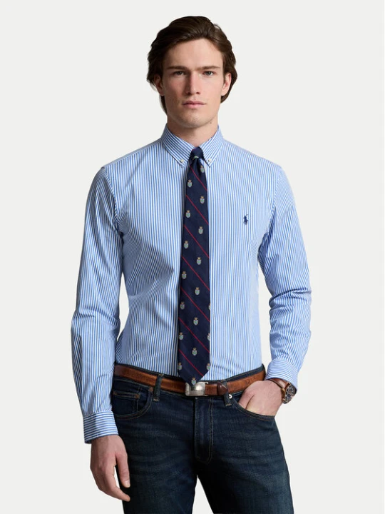 Zdjęcie produktu Polo Ralph Lauren Koszula 710929344001 Niebieski Slim Fit