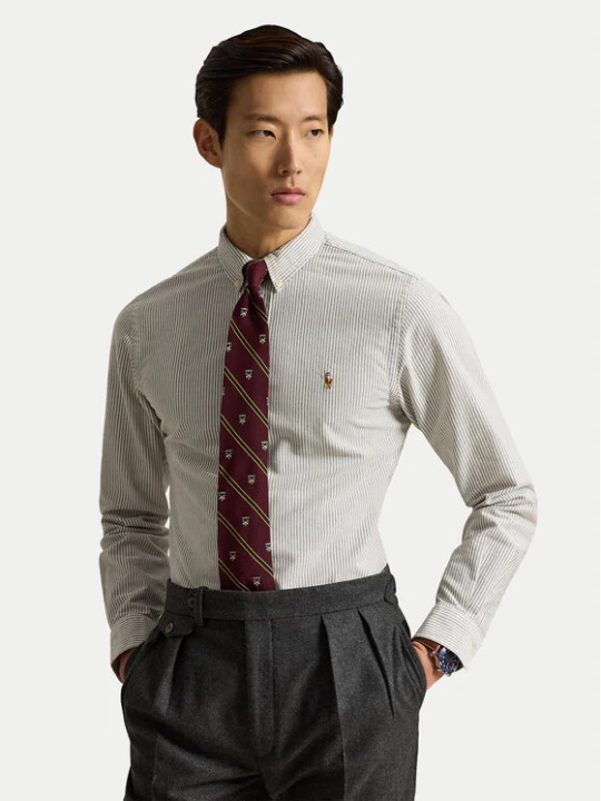 Zdjęcie produktu Polo Ralph Lauren Koszula 710953704503 Beżowy jasny Custom Fit