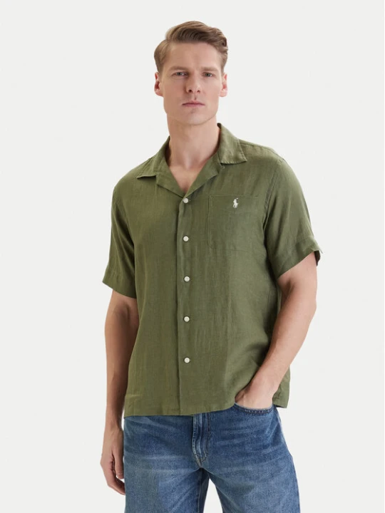 Zdjęcie produktu Polo Ralph Lauren Koszula 710966421501 Zielony Regular Fit