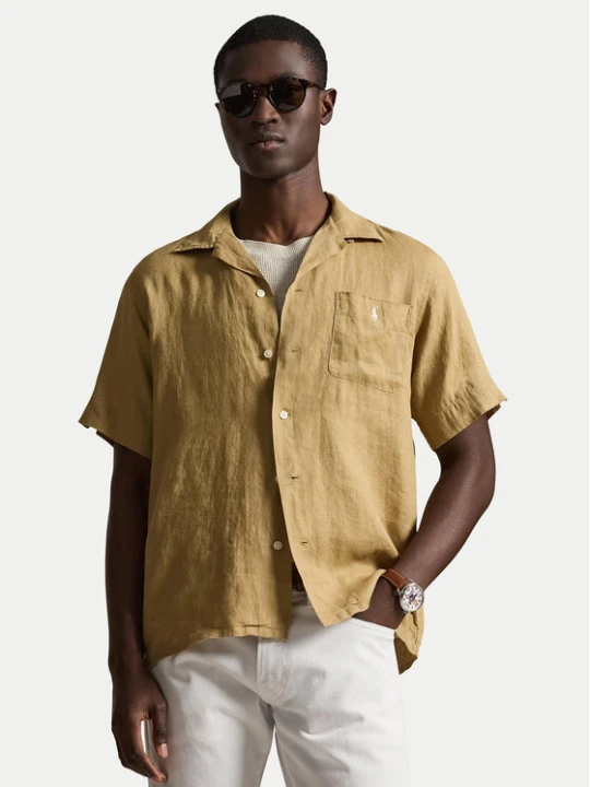 Zdjęcie produktu Polo Ralph Lauren Koszula 710966421502 Beżowy ciemny Regular Fit