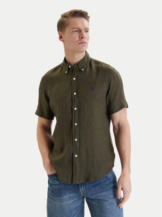 Zdjęcie produktu Polo Ralph Lauren Koszula 710968912503 Zielony Regular Fit