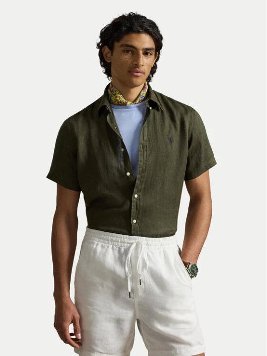 Zdjęcie produktu Polo Ralph Lauren Koszula 710968912503 Zielony Regular Fit