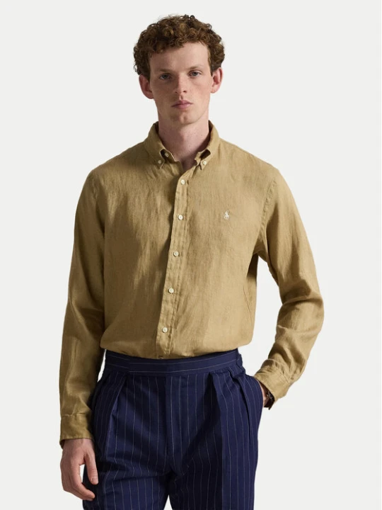 Zdjęcie produktu Polo Ralph Lauren Koszula 710968915502 Beżowy Slim Fit