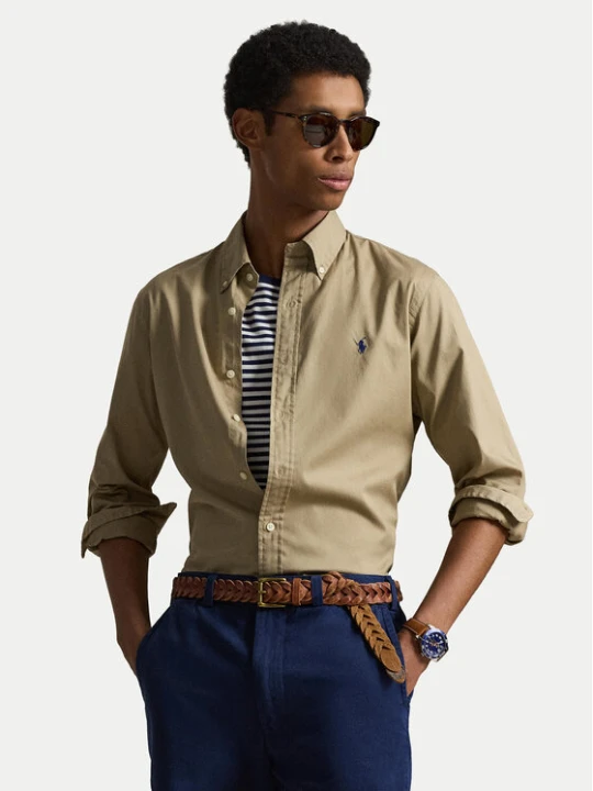 Zdjęcie produktu Polo Ralph Lauren Koszula 710B20512001 Beżowy Custom Fit