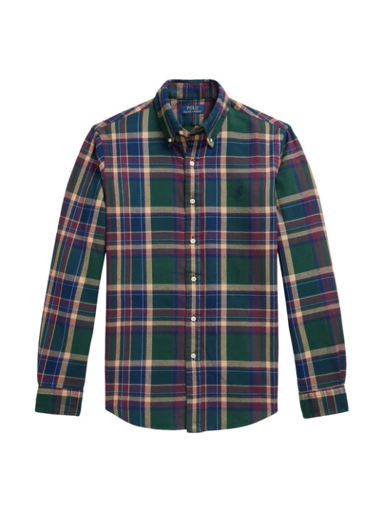 Zdjęcie produktu Polo Ralph Lauren Koszula 710B30152001 Zielony ciemny Custom Fit