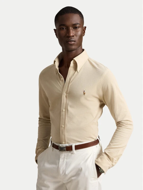 Zdjęcie produktu Polo Ralph Lauren Koszula 710P03967502 Beżowy jasny Slim Fit