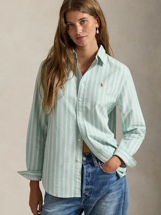 Zdjęcie produktu Polo Ralph Lauren koszula bawełniana turkusowy