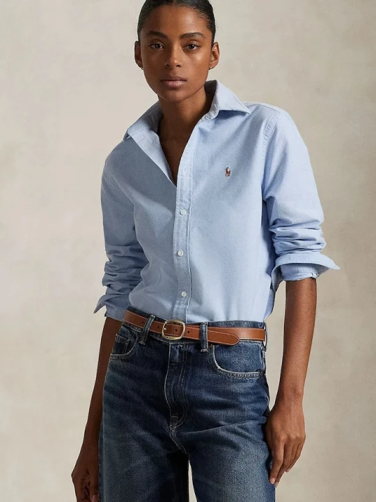 Zdjęcie produktu Polo Ralph Lauren koszula damska bawełniana niebieski