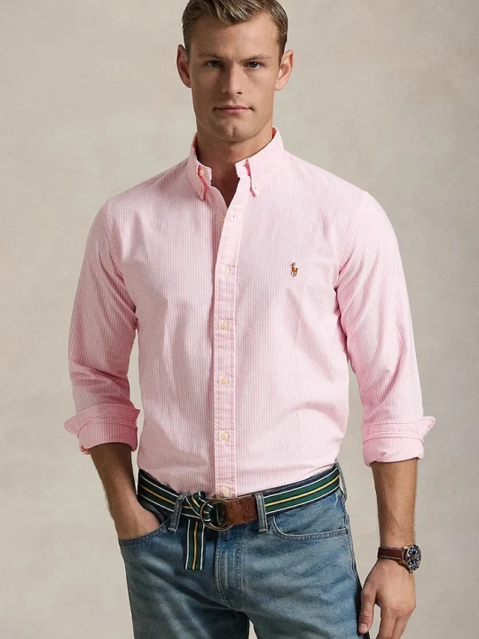 Zdjęcie produktu Polo Ralph Lauren koszula bawełniana różowy