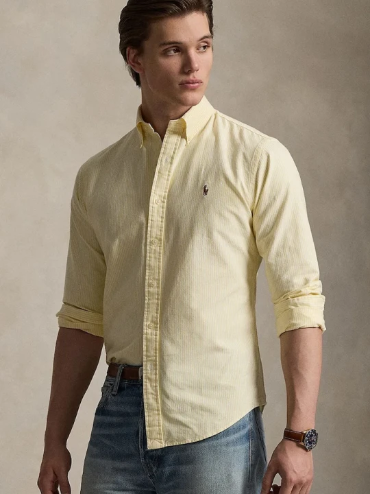 Zdjęcie produktu Polo Ralph Lauren koszula bawełniana żółty