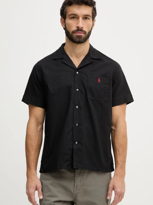 Zdjęcie produktu Polo Ralph Lauren koszula bawełniana czarny